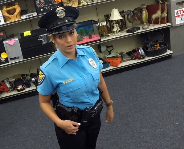 Pawn shop latina police fellas down free porn pic