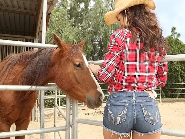 600px x 450px - Latina cowgirl Gabriella Ford fucked by huge cock - sleazyneasy.com