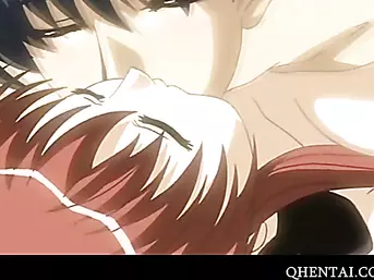 Anime redhead fucked to strong orgasm