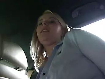 Horny Niky gets fucked by a driver on a very busy day