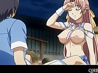 Anime maid plays sex games with her master