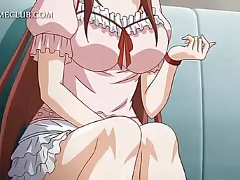 Adorable 3d hentai girl tit fucking big penis in close-up