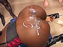 german chocolade babe gangbanged