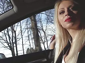 French and blonde Chloe Lacourt gets spotted and fucked by dude