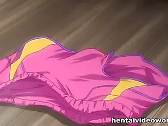 Busty hentai blonde hard pounding from behind