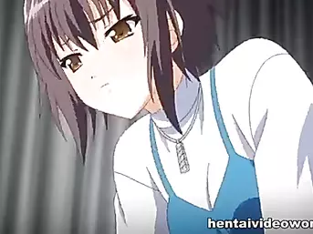 Sexy anime teen fucking hard cock