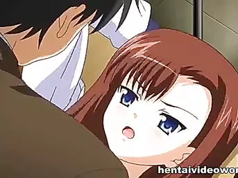 Anime schoolgirl loses virginity