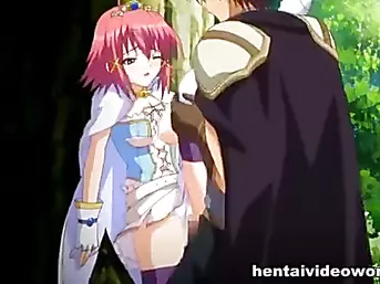 Anime costume fuck in hentai clip