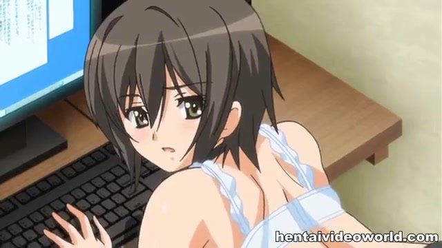 Horny At The Office Hentai - Upskirt anime fuck in the office - sleazyneasy.com