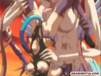 Hentai girl gets fucked by a freaking giant monster