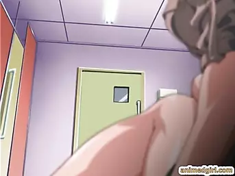 Hot shemale hentai hard bangs a office girl from behind