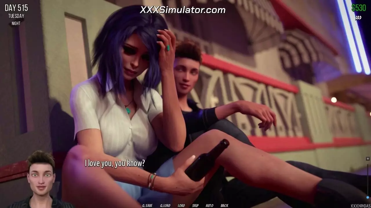 Sexy MILF & Teen Boy Gameplay Sex