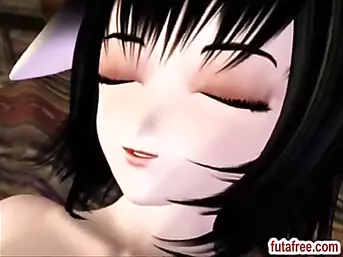 Horny futagirl gets anal fucked by other futagirl