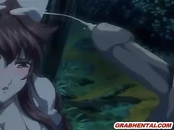 Hentai nurse hot wetpussy poked and facial cumshot in the outdoor