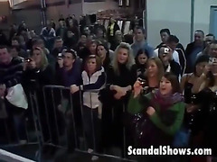 Sexy musculed guys seduce their fans