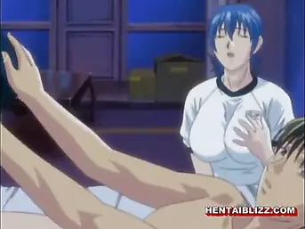 Busty hentai coed hot riding dick and cumshot allbody