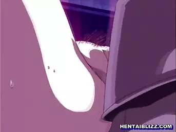 Cute hentai brutally fucked by soldier