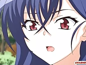 Hentai schoolgirl blowjob and wetpussy poking hard