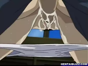 Bigboobs hentai hot poked from behind