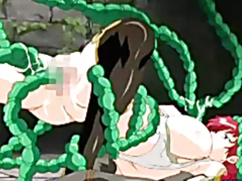 Bigboobs hentai gets tentacle worms hard drill all hole