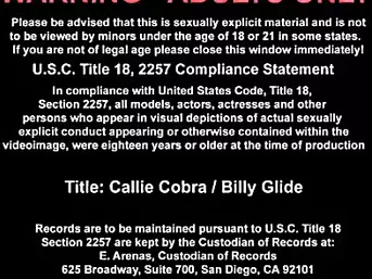 Sweet teen Callie Cobra