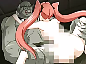 Caught hentai hot drilled and poking by monster and tentacles