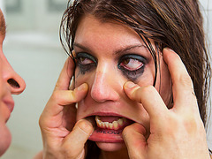 Cassandra Nix brutally fucked until her mascara is a mess